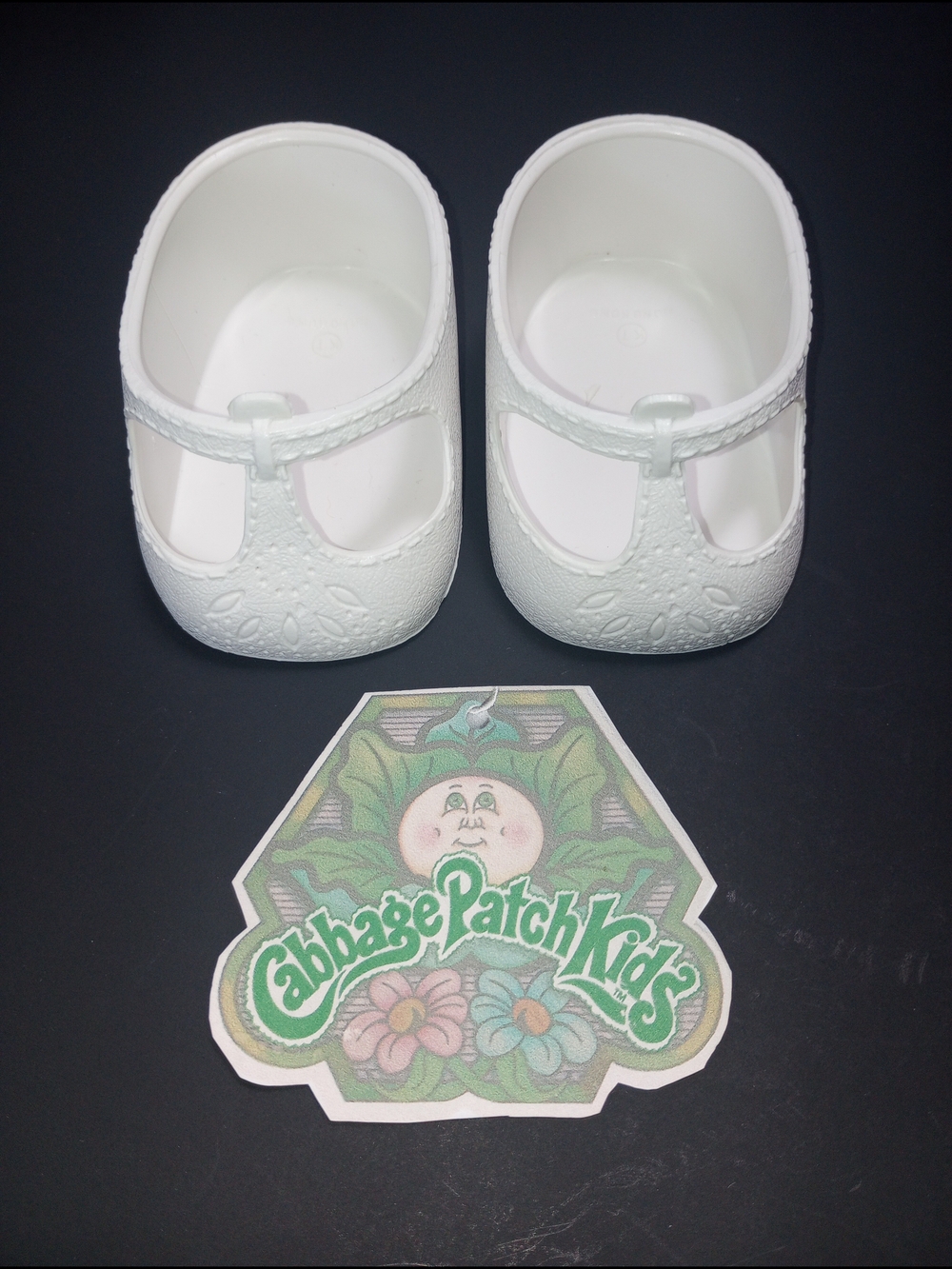 Vintage Cabbage Patch Kids Doll White Maryjane / T Strap Shoes KT CPK